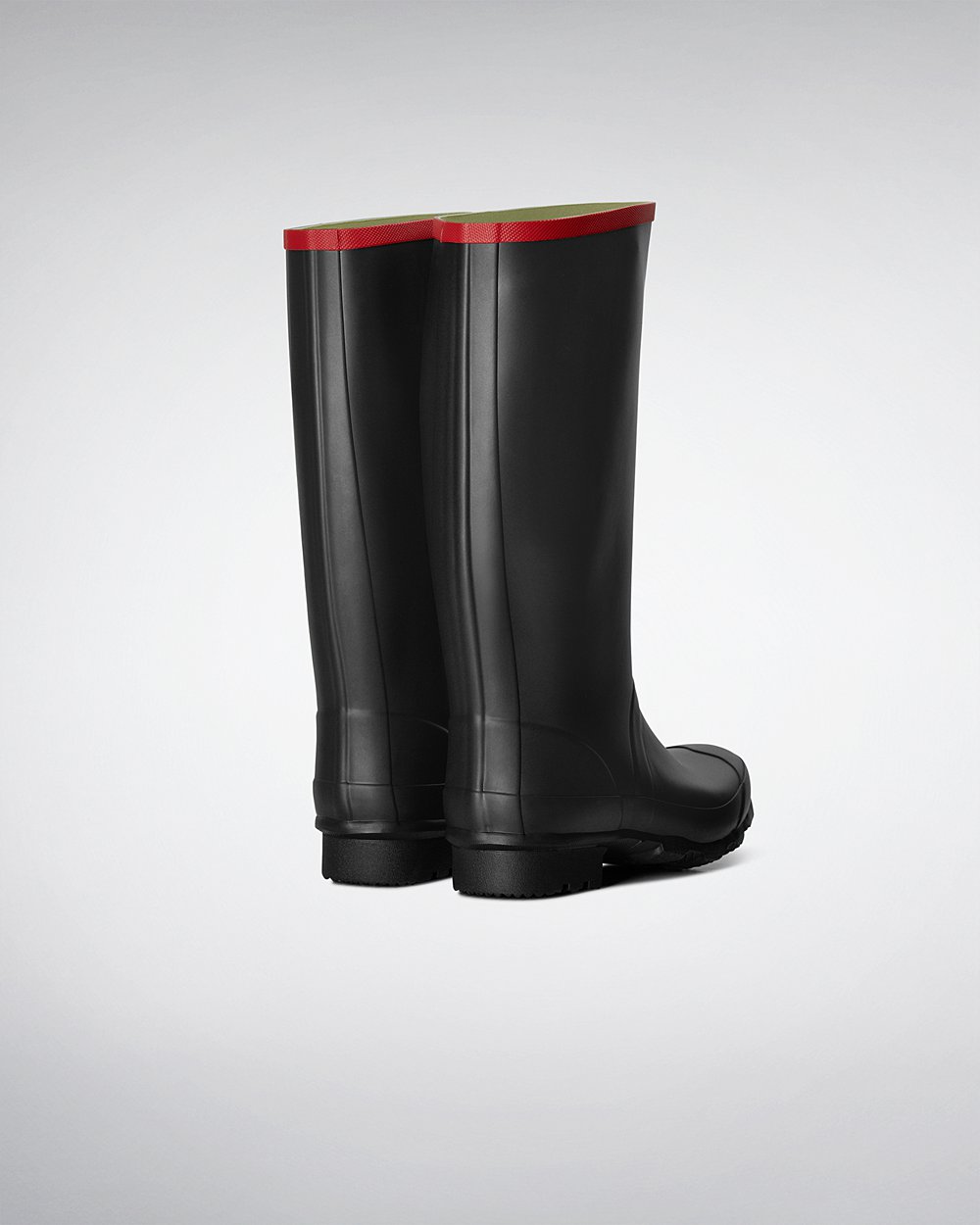 Hoge Regenlaarzen Dames - Hunter Argyll Full Knee - Zwart - 64SBUPQMX